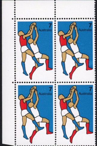 Australia BW668e Retouch in Blue above boot U/M (Mounted in margin)