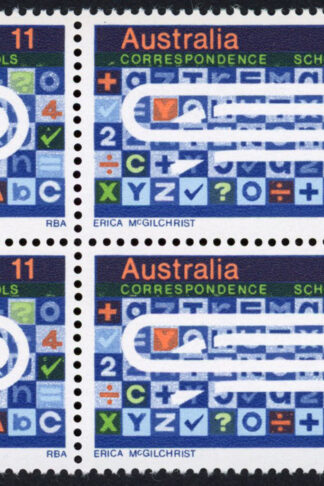 Australia BW683d Blue Spot on Clip under SP of Correspondence U/M