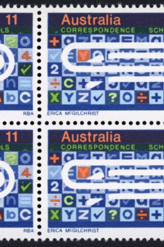 Australia BW683d Blue Spot on Clip under SP of Correspondence U/M