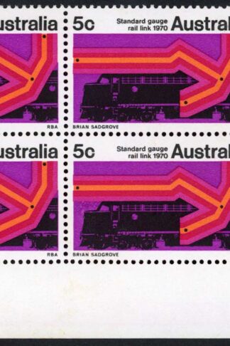 Australia BW516j Retouch over front of Locomotive (error U/M) normals M/M