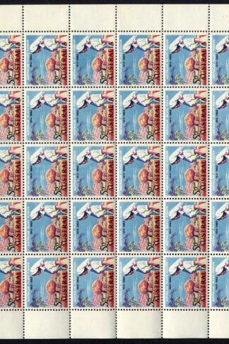 Australia BW387d/e Sheet of 60 with two varieties U/M