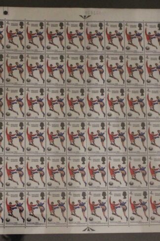 SG W89a/b 1966 4d 1966 World Cup with Patch on Thigh and Broken Shadow U/M
