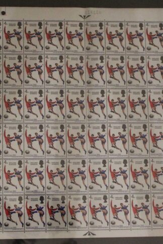 SG W89a/b 1966 4d 1966 World Cup with Patch on Thigh and Broken Shadow U/M