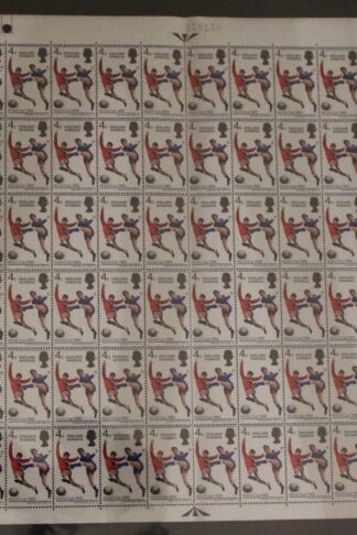 SG W89a/b 1966 4d 1966 World Cup with Patch on Thigh and Broken Shadow U/M