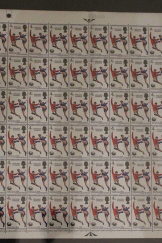 SG W89a/b 1966 4d 1966 World Cup with Patch on Thigh and Broken Shadow U/M