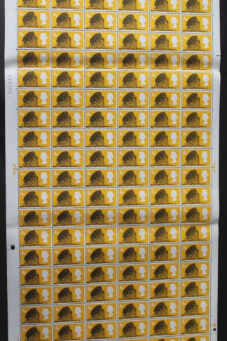 SG W97a 1966 4d British Technology with Struts Flaw Complete Sheet U/M