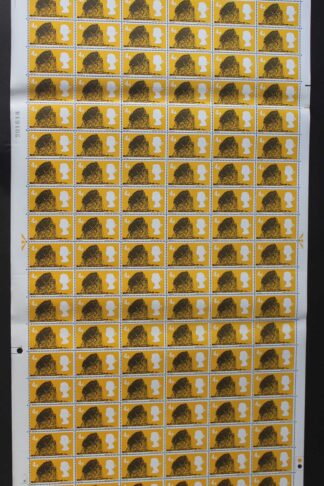 SG W97a 1966 4d British Technology with Struts Flaw Complete Sheet U/M