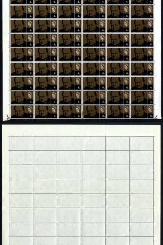 SG661 1965 4d Church Hill Half Sheet U/M