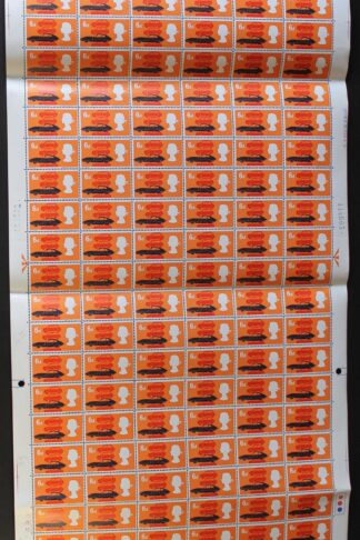 SG702c 1966 6d British Technology with Broken D Complete Sheet U/M
