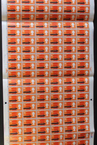 SG702c 1966 6d British Technology with Broken D Complete Sheet U/M