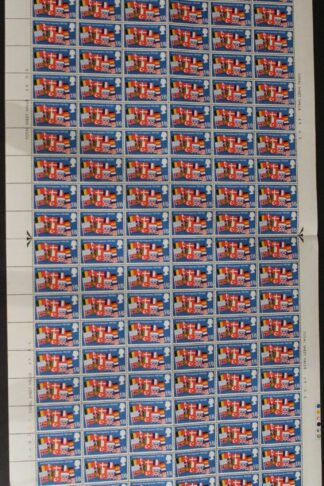 SG W157e 1/6 Flags of Nato with Shadow Variety 2 Bands Complete Sheet U/M