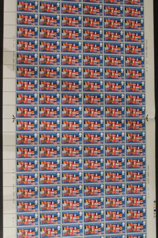 SG W157e 1/6 Flags of Nato with Shadow Variety 2 Bands Complete Sheet U/M