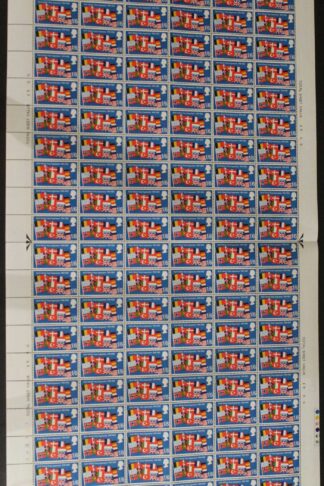 SG W157e 1/6 Flags of Nato with Shadow Variety 2 Bands Complete Sheet U/M