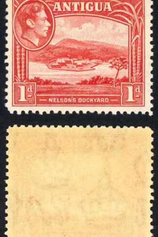Antigua SG99 1d Scarlet U/M Cat 3.50 pounds