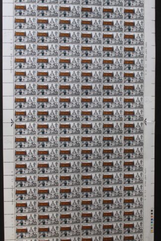 SG W178g 1970 5d British Rural Architecture with Nick in Hair Complete Sheet U/M