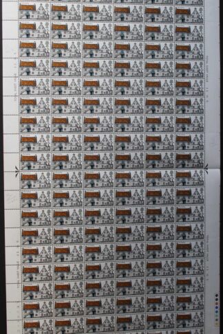 SG W178b/g 1970 5d British Rural Architecture with Two Varieties Complete Sheet
