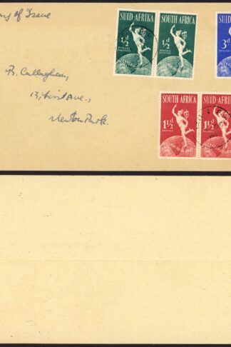South Africa 1949 UPU First Day Cover