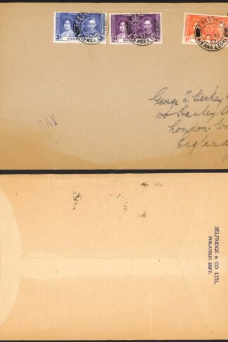 Sierra Leone 1937 Coronation on First Day Cover