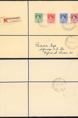 Papua 1937 Coronation on First Day Cover