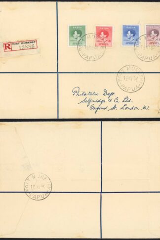 Papua 1937 Coronation on First Day Cover