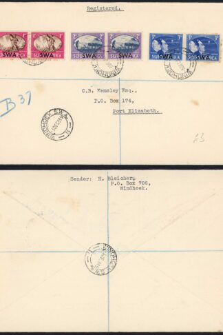 SWA Victory Set on a Registered Cover