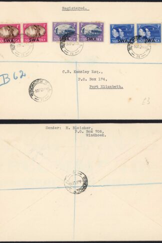 SWA Victory Set on a Registered Cover