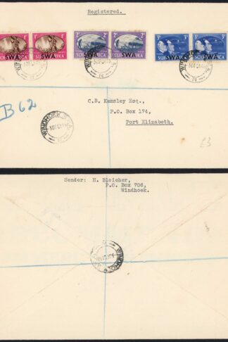 SWA Victory Set on a Registered Cover