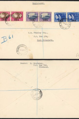 SWA Victory Set on a Registered Cover
