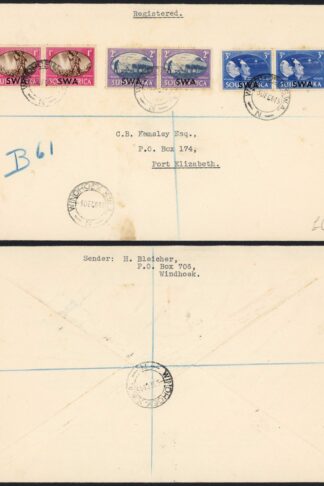 SWA Victory Set on a Registered Cover