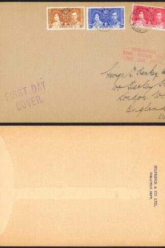 Bermuda 1937 Coronation on First Day Cover
