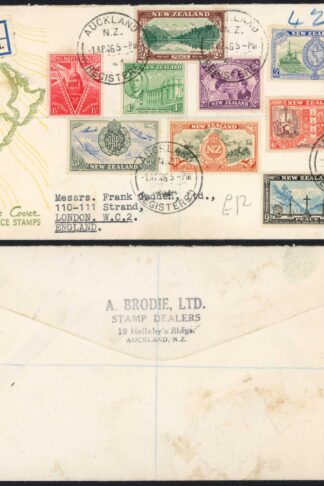 New Zealand SG667/77 on illustrated FDC