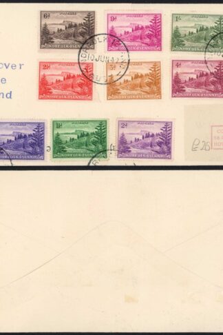 Norfolk Island SG1/12 Set of First Day Cover