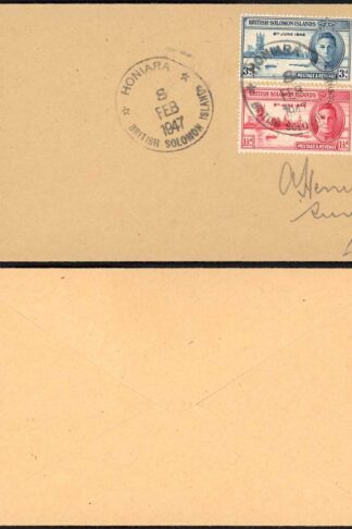British Solomon Is Victory on Cover