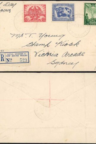 Australia 1945 Peace Set of Cover