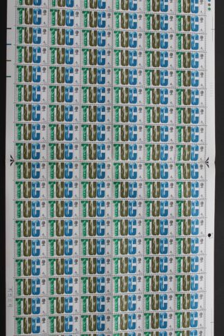 SG767 1968 4d TUC Complete Sheet U/M
