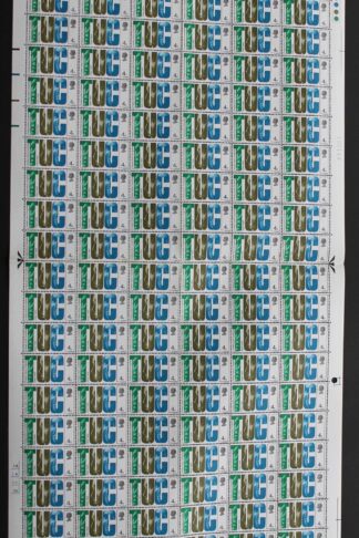 SG767 1968 4d TUC Complete Sheet U/M