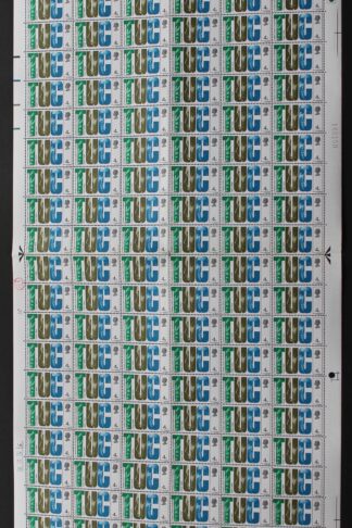 SG767 1968 4d TUC Complete Sheet U/M