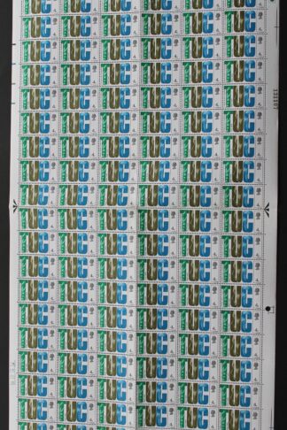 SG767 1968 4d TUC Complete Sheet U/M