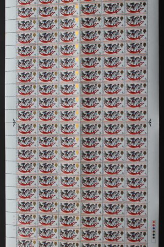 SG W142f 1968 4d Christmas with Retouched Dapples Complete Sheet U/M