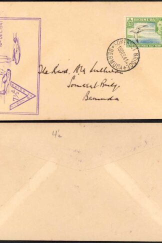 Bermuda 1941 7 1/2d FDC