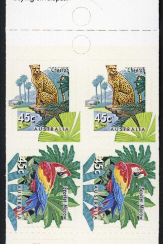 Australia SG1485b 1994 Australian Zoos Booklet U/M