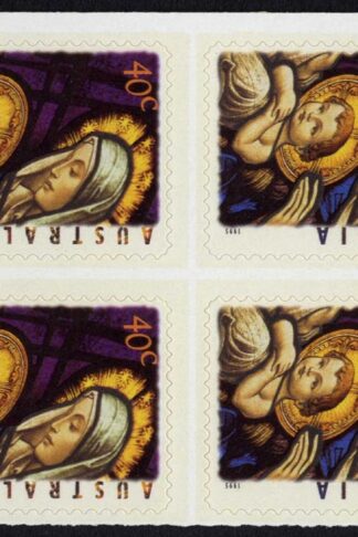 Australia SG1572a 1995 Christmas Self Adhesive Booklet Pane U/M