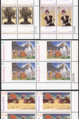 Australia SG1573/76 1996 Australia Day Painting Set Block of 4 U/M