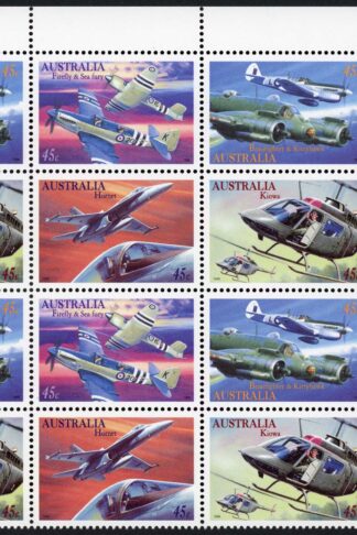 Australia SG1578a/81 1996 Military Set in Block of 16 U/M