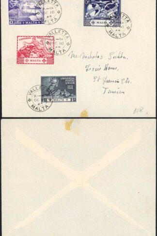 Malta UPU set on a First Day Cover