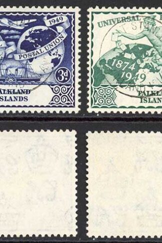 Falkland Is SG168/71 UPU CDS used Cat 16 pounds