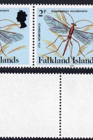 Falkland Is SG470B 2p with 1986 imprint U/M Pair