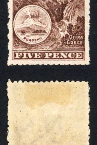 New Zealand SG323a 5d Red Brown Perf 14 M/M Cat 45 pounds