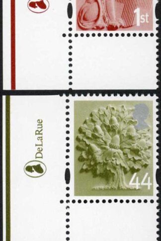 SGEN6b/7b/11b/17a England 2nd 1st 44p and 72p white borders HEAD TYPE 1 U/M