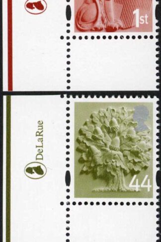 SGEN6b/7b/11b/17a England 2nd 1st 44p and 72p white borders HEAD TYPE 1 U/M
